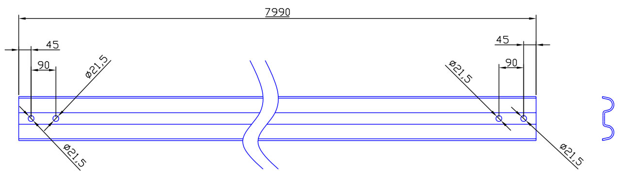 W Beam Guardrail Exported to North Europe